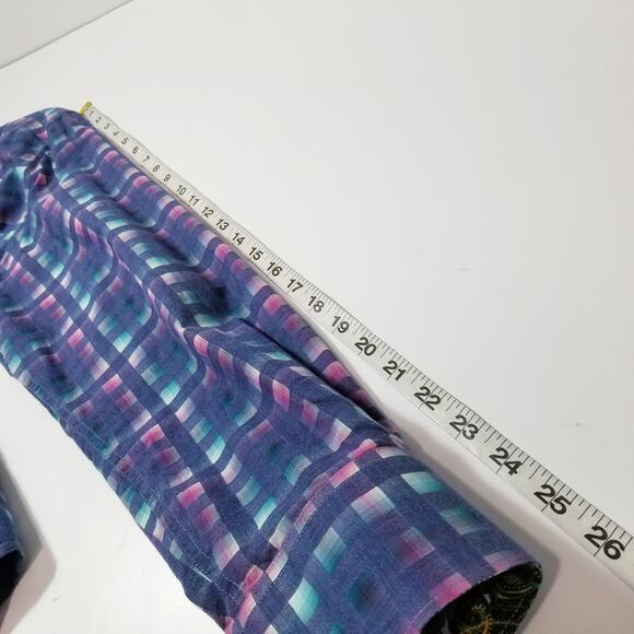 Robert Graham Plaid Multicolor Button Down Shirt Long Sleeves 100% Cotton - Picture 5 of 14